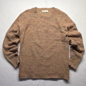 Vintage 80s Pebble Beach of California Shetland Wool Knit Sweater - Men’s Medium
